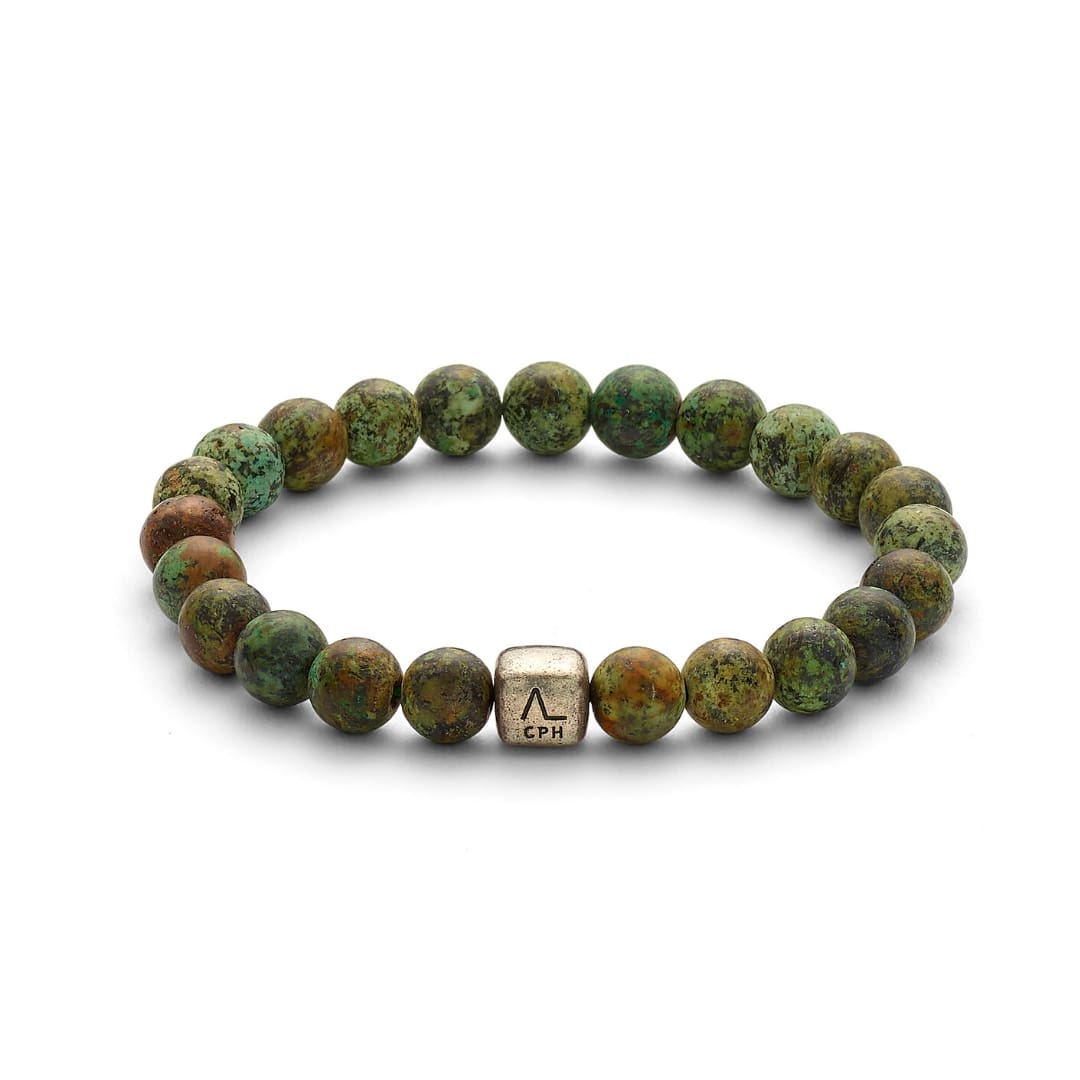 ALEXANDER LYNGGAARD Amazon 8mm Bracelets Green