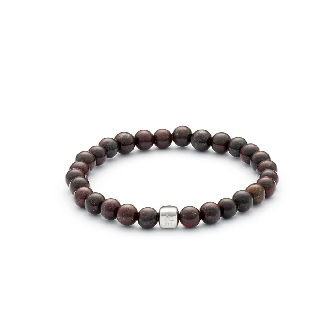 ALEXANDER LYNGGAARD Bloodstone 6mm Bracelets Black