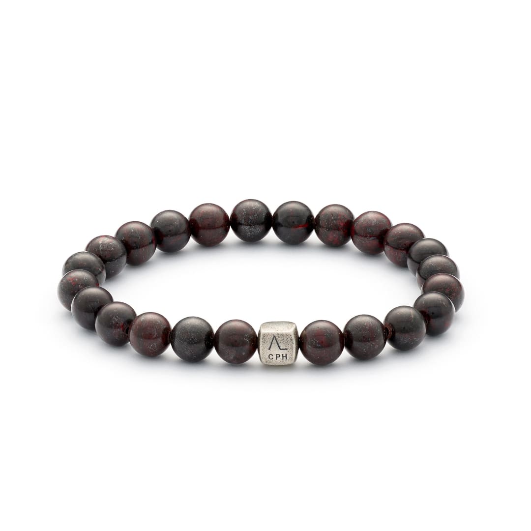 ALEXANDER LYNGGAARD Bloodstone 8mm Bracelets Black