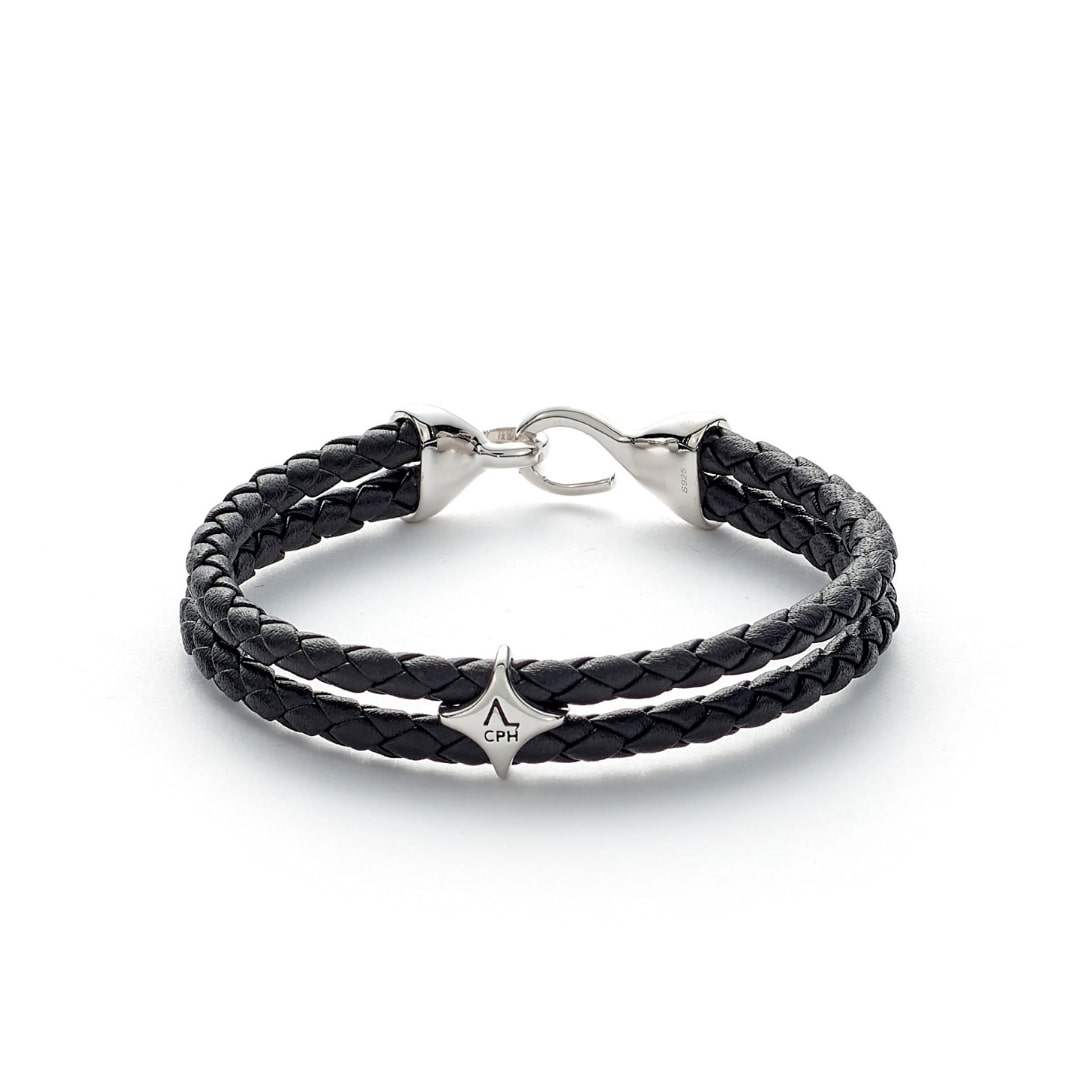 ALEXANDER LYNGGAARD Bolo Leather Black Bracelets