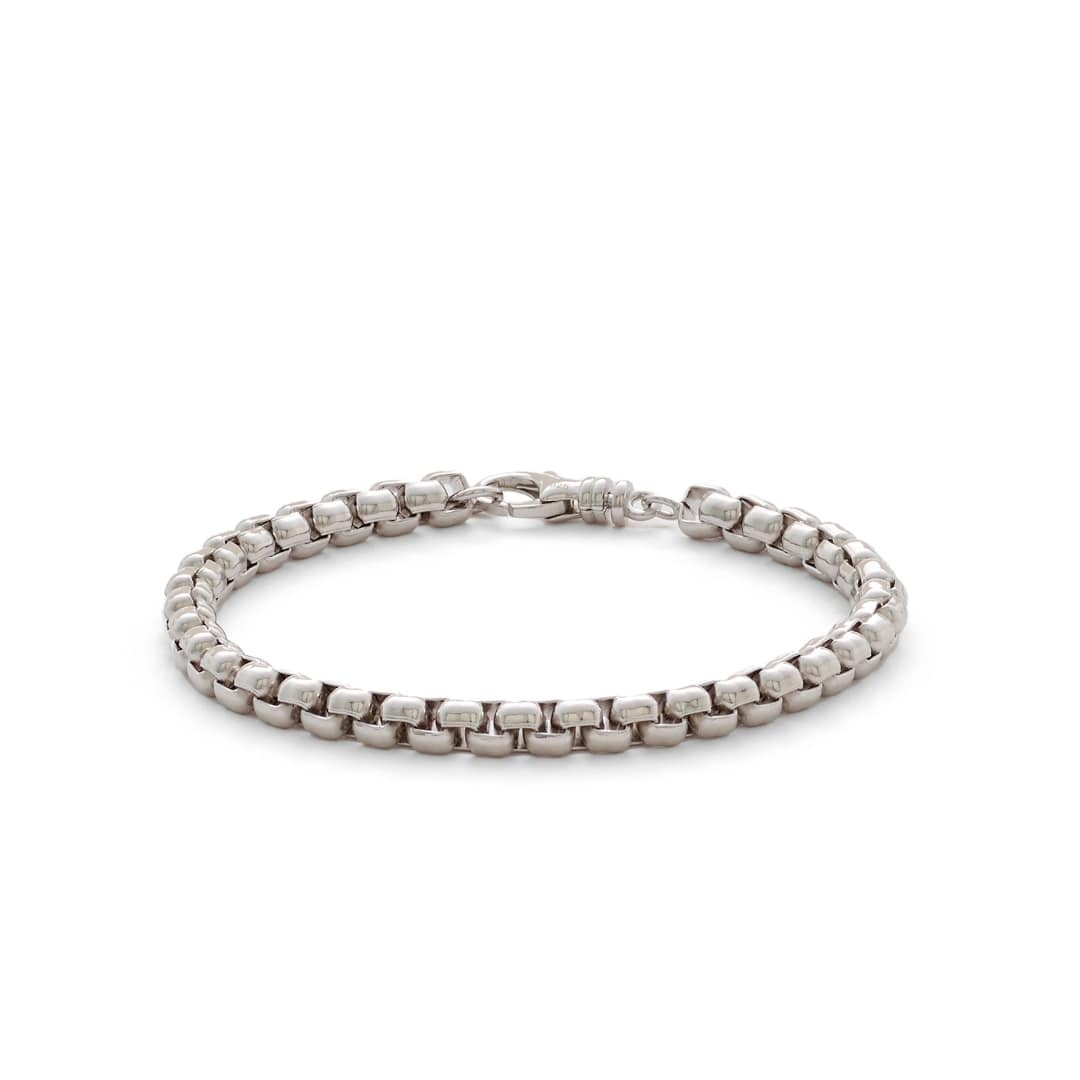 ALEXANDER LYNGGAARD Box Chain 5mm Bracelets
