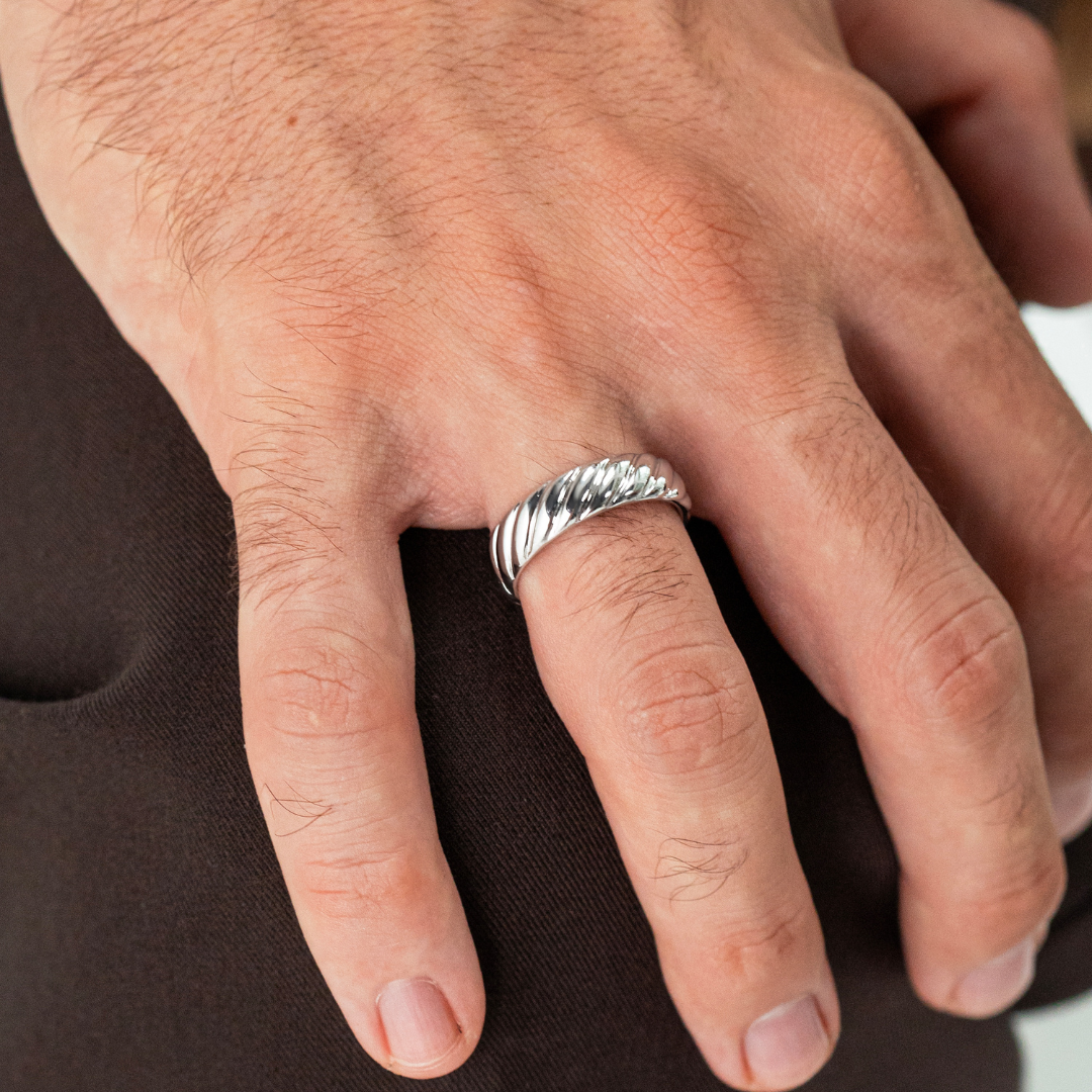 ALEXANDER LYNGGAARD Cable Band Ring 6mm Rings