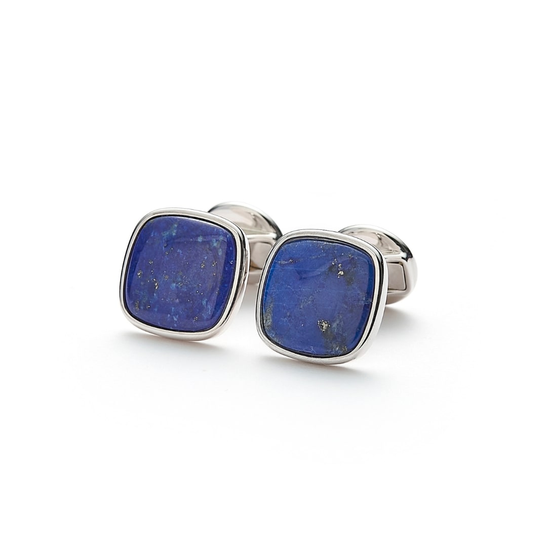 ALEXANDER LYNGGAARD Cufflinks Square Lapis Cufflinks