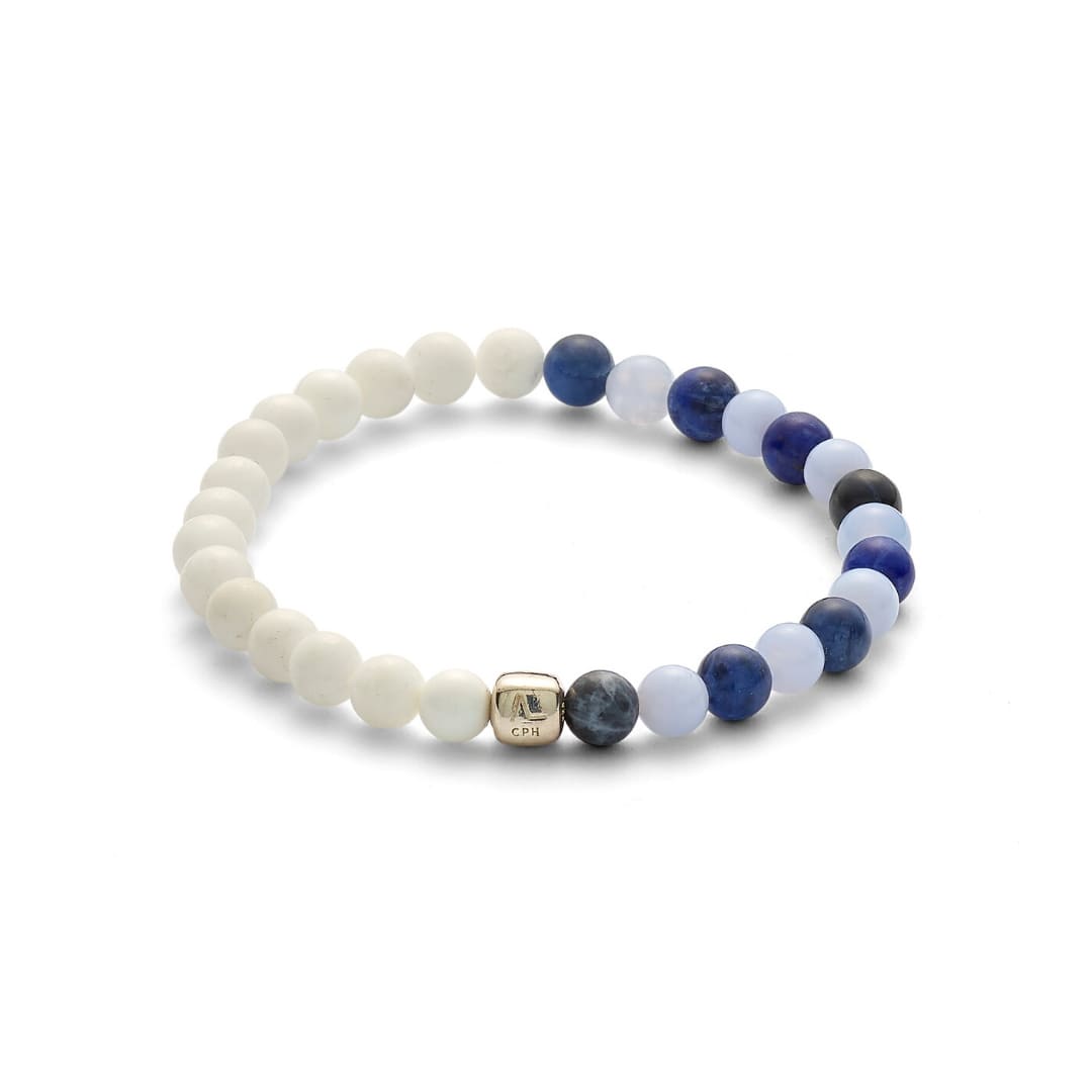 ALEXANDER LYNGGAARD Dubai 6mm  White / Blue