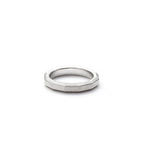 ALEXANDER LYNGGAARD Facet Band Ring 4mm Brushed Rings