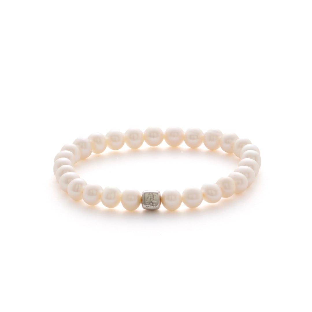 ALEXANDER LYNGGAARD Freshwater Pearls 6mm Bracelets White