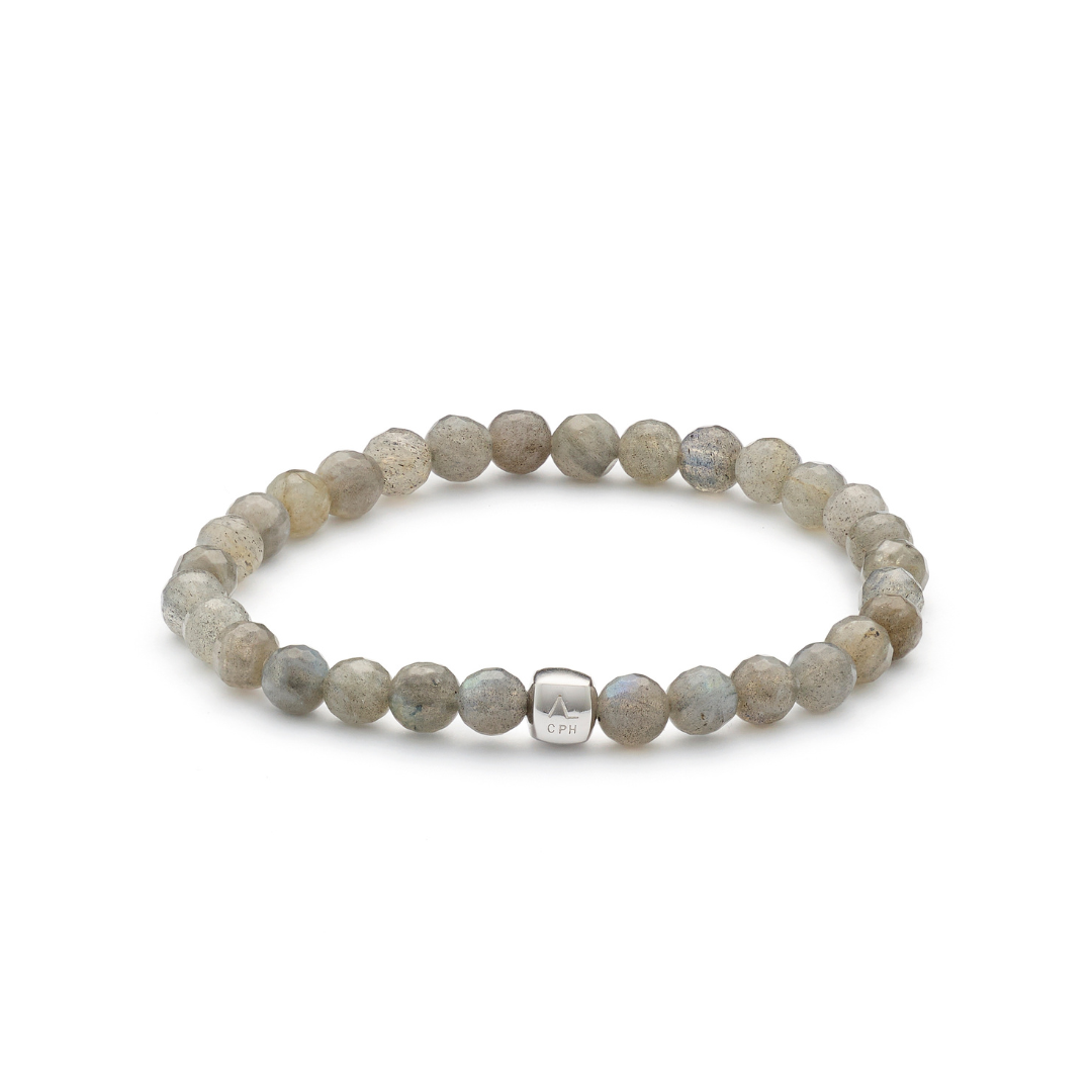 ALEXANDER LYNGGAARD Labradorite Facet 6mm Bracelets Grey