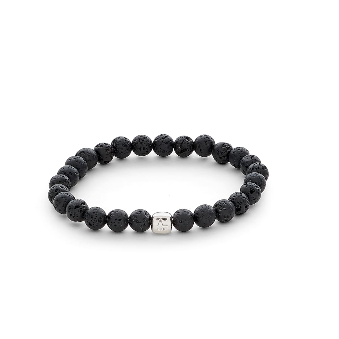 ALEXANDER LYNGGAARD Lava Stone 6mm Bracelets