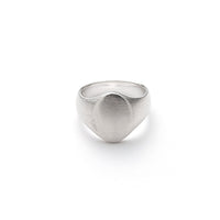 ALEXANDER LYNGGAARD Oval Signet Ring Brushed Rings