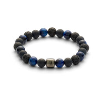 ALEXANDER LYNGGAARD Paris 8mm Bracelets Black / Blue