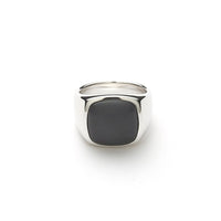ALEXANDER LYNGGAARD Signet Ring Onyx Matte Rings