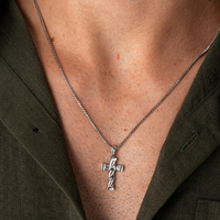 ALEXANDER LYNGGAARD Twisted Cross Necklace Necklaces