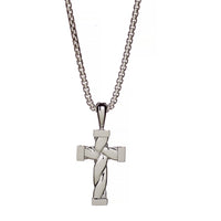 ALEXANDER LYNGGAARD Twisted Cross Necklace Necklaces