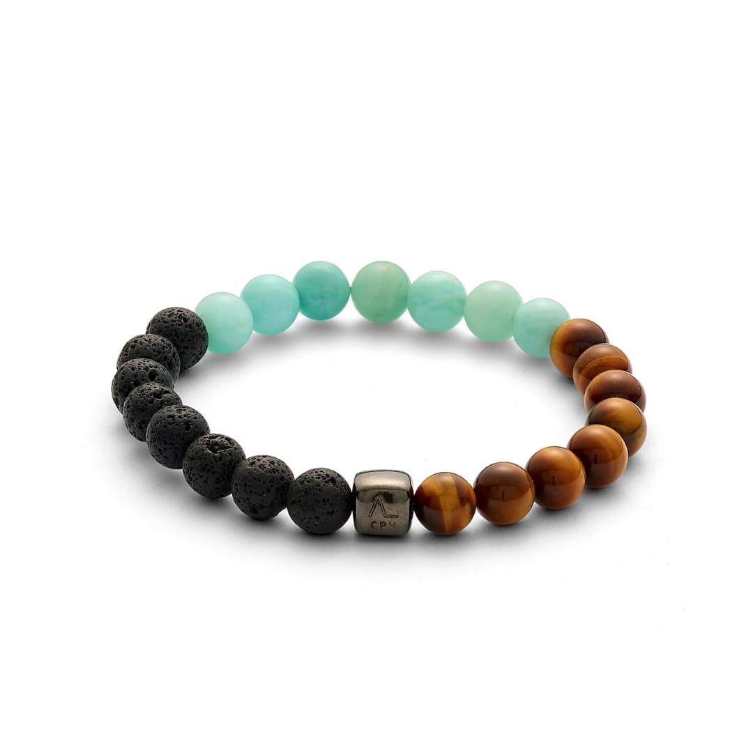 ALEXANDER LYNGGAARD Waikiki 8mm  Black / Brown / Turquoise
