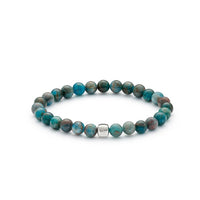 ALEXANDER LYNGGAARD Apatite 6mm Bracelets Blue