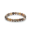 ALEXANDER LYNGGAARD Bamboo Leaf Agate 8mm Bracelets Multi Color