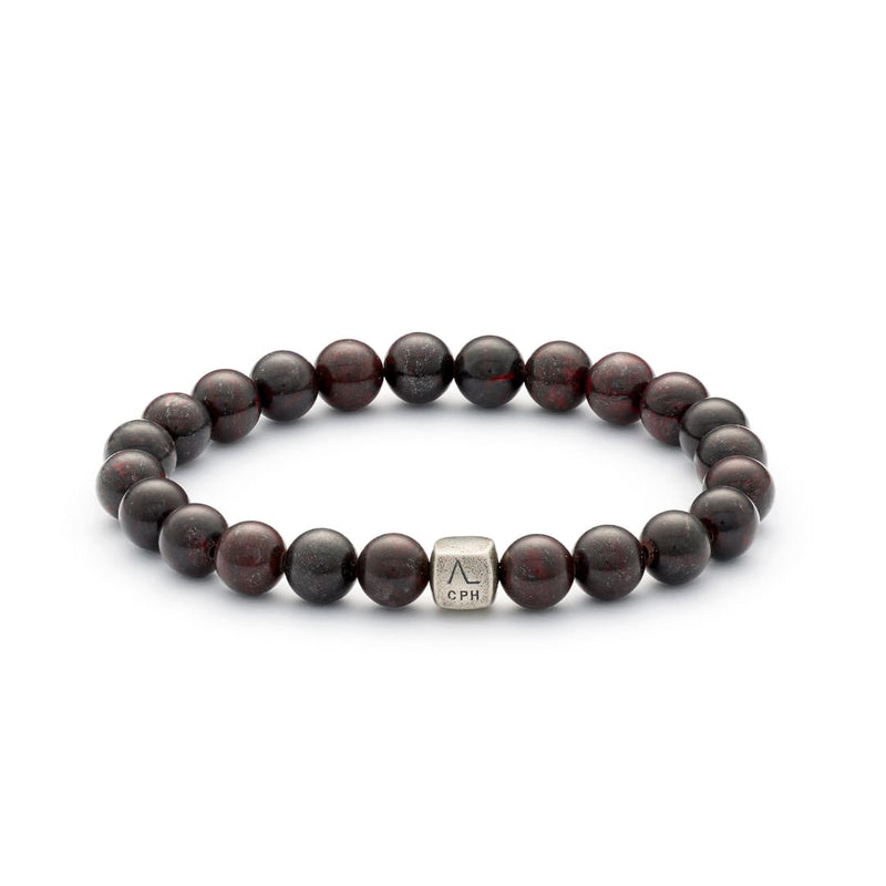 ALEXANDER LYNGGAARD Bloodstone 8mm Bracelets Black