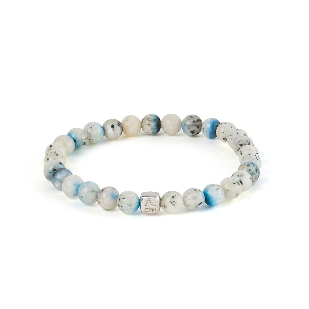 ALEXANDER LYNGGAARD Blue Ice Glacierite 6mm Bracelets
