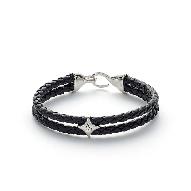 ALEXANDER LYNGGAARD Bolo Leather Black Bracelets