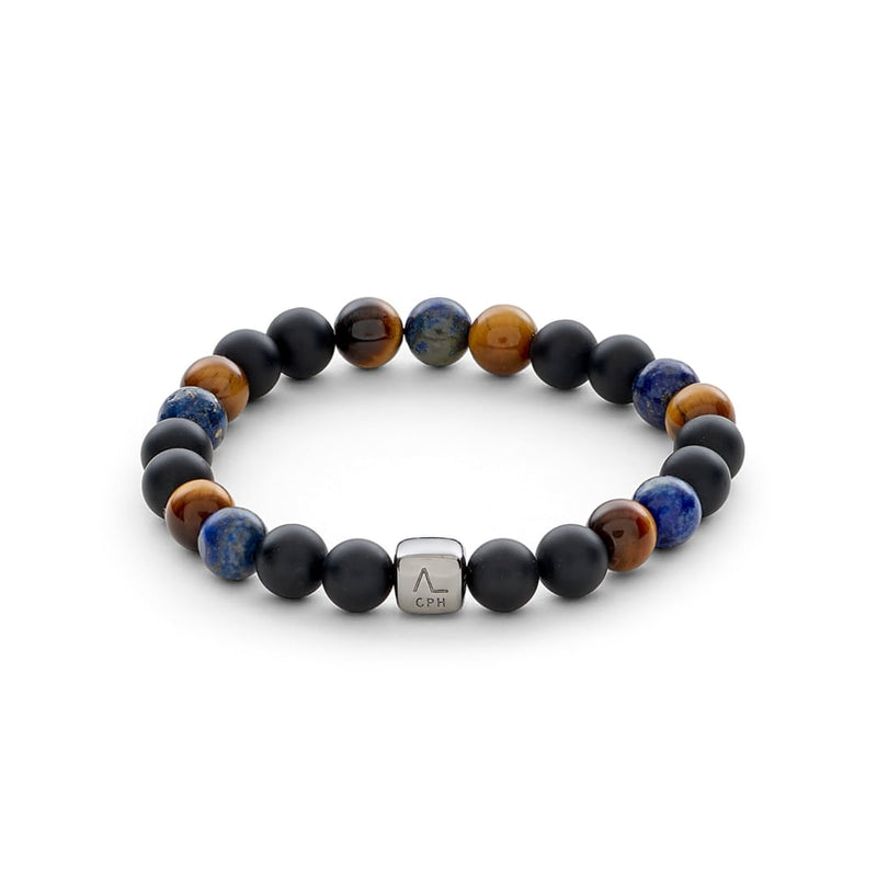 ALEXANDER LYNGGAARD Cape Town 8mm Bracelets Black / Brown / Blue
