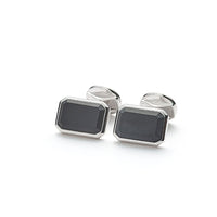ALEXANDER LYNGGAARD Cufflinks Rectangle Onyx Matte Cufflinks