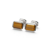 ALEXANDER LYNGGAARD Cufflinks Rectangle Tiger Eye Cufflinks