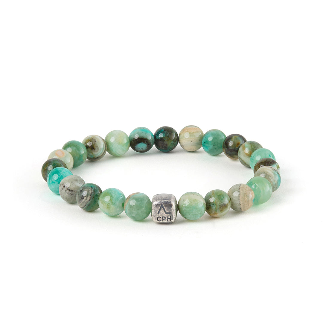 ALEXANDER LYNGGAARD Green Line Jasper 8mm Bracelets