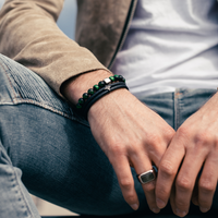 ALEXANDER LYNGGAARD Green Tiger Eye 8mm Bracelets