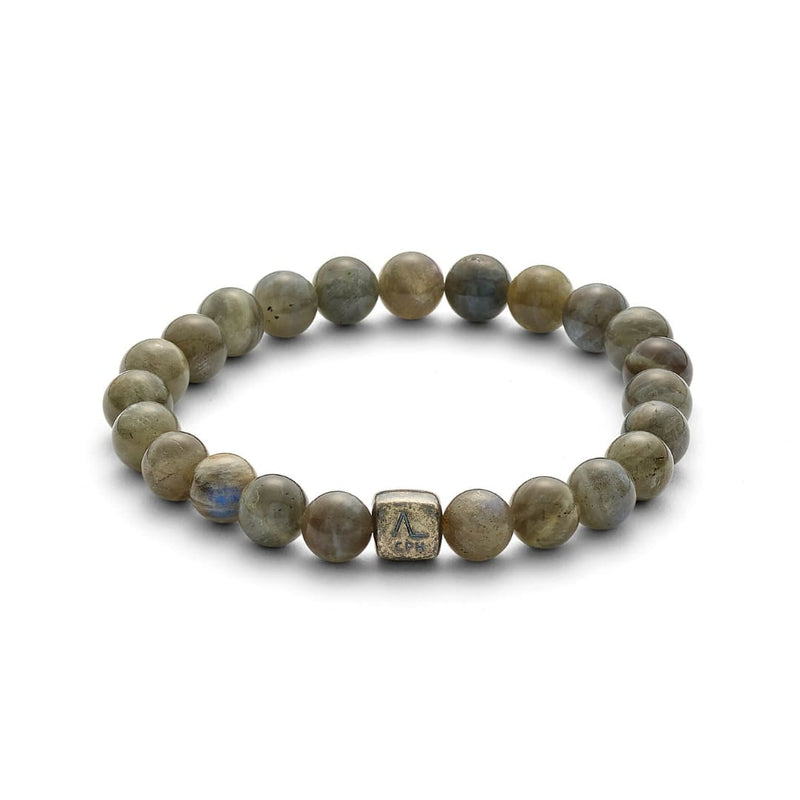 ALEXANDER LYNGGAARD Labradorite 8mm Bracelets Grey