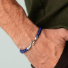 ALEXANDER LYNGGAARD Lapis with Hook Clasp 6mm Bracelets
