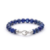 ALEXANDER LYNGGAARD Lapis with Hook Clasp 8mm Bracelets