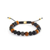 ALEXANDER LYNGGAARD Los Angeles & Black Diamond Braided 8mm Bracelets