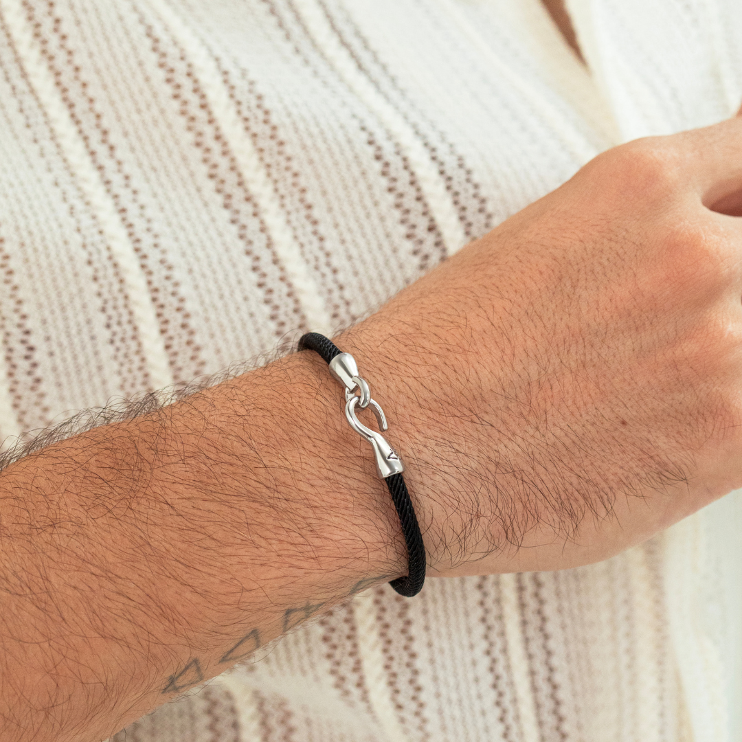 ALEXANDER LYNGGAARD Maritime Black Bracelets