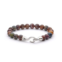 ALEXANDER LYNGGAARD Pietersite with Hook Clasp 8mm Bracelets