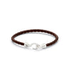 ALEXANDER LYNGGAARD Single Bolo Leather Brown Bracelets