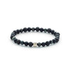 ALEXANDER LYNGGAARD Stockholm 6mm Bracelets Black / Grey
