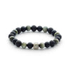 ALEXANDER LYNGGAARD Stockholm 8mm Bracelets Black / Grey