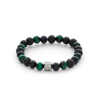 ALEXANDER LYNGGAARD Tuscany 8mm Bracelets Black / Green