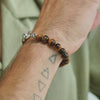 ALEXANDER LYNGGAARD Tiger Eye with Hook Clasp 8mm Bracelets